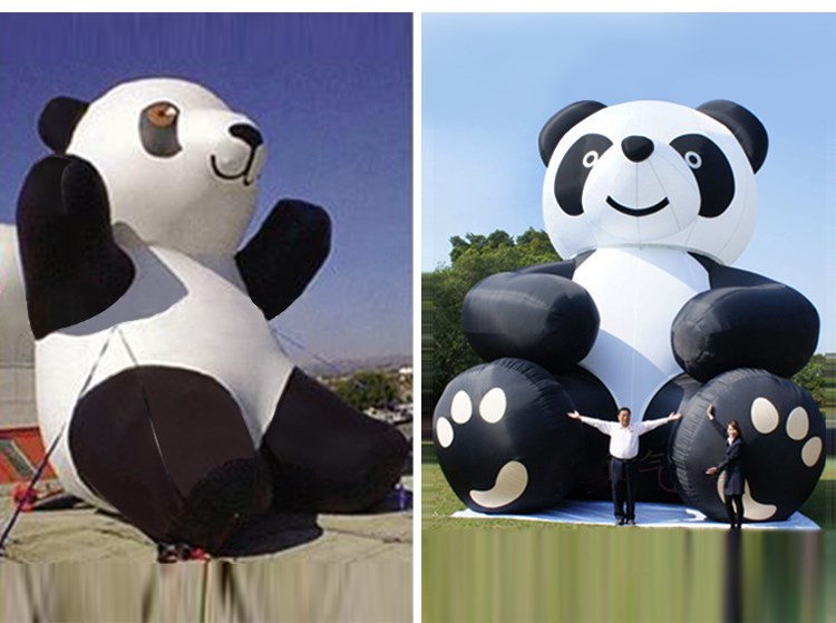 普安充气熊猫展示